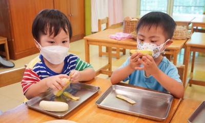 กิจกรรมประกอบอาหาร บ้านเด็กเล็ก (กล้วยอบน้ำผึ้ง) พฤ. 25 เม.ย ... FLEXI_IMAGE 1