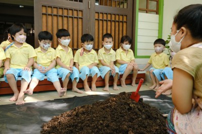 อนุบาล 1 ปลูกผักบุ้ง (7 ต.ค.65) FLEXI_IMAGE 1