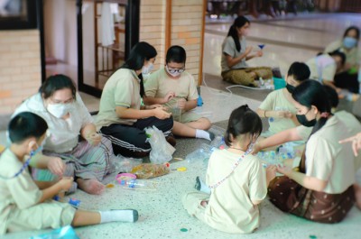 กิจกรรมห้องวิทย์ &quot;เรือขวดและเป่าแล้วลอย&quot;(19 ต.ค.65) FLEXI_IMAGE 1