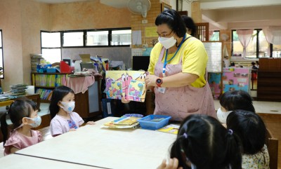 แนะนำห้องสมุดอนุบาล ให้กับน้องอนุบาล 1 (7-8 มิ.ย.66) FLEXI_IMAGE 1
