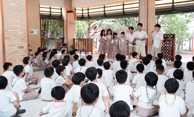 หาเสียงเลือกตั้ง &quot;โครงการโรงเรียนประชาธิปไตย&quot; FLEXI_IMAGE 1
