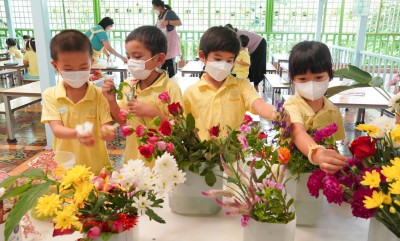 กิจกรรมจัดดอกไม้โคริงกะ อนุบาล 3 ครั้งที่ 1 (18-20 ก.ค.66) FLEXI_IMAGE 1