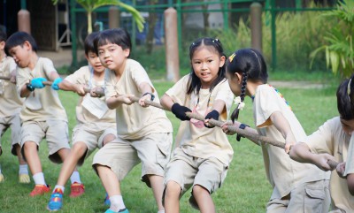กีฬาสานพลังนอกรอบ &quot;ชักเย่อ&quot; ป.1 , ป.2 (30 ต.ค.66) FLEXI_IMAGE 1