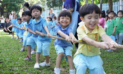 กีฬาสานพลังนอกรอบ ชักเย่อรอบคัดเลือก อนุบาล 1 (จ. 6 พ.ย.66) FLEXI_IMAGE 1