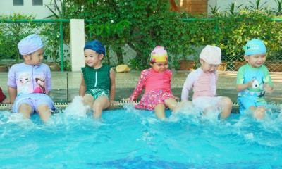 กิจกรรมว่ายน้ำ บ้านเด็กเล็ก (9, 11 ม.ค. 67) FLEXI_IMAGE 1