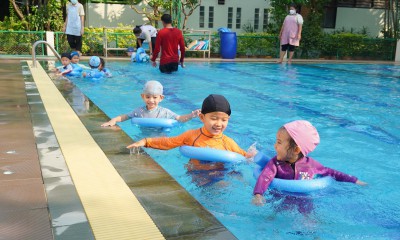 กิจกรรมว่ายน้ำ บ้านเด็กเล็ก (13, 15 ก.พ. 67) FLEXI_IMAGE 1
