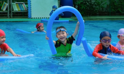 กิจกรรมว่ายน้ำ อนุบาล 3 (พ. 5 มิ.ย.67) FLEXI_IMAGE 1