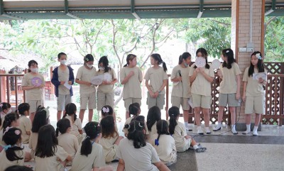 ภาพบรรยากาศการหาเสียงเลือกตั้งทีมประธานนักเรียน FLEXI_IMAGE 1