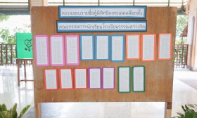 บรรยากาศการเลือกตั้งคณะกรรมการนักเรียนและนับคะแนนเสียง (12 ก ... Image 3