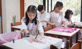 ป.3 บูรณาการ &quot;DIY กระเป๋าผ้า&quot; จากเสื้อไม่ใช้แล้ว (28 ต.ค.256 ... Image 2