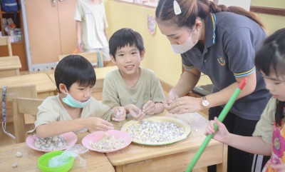 ป.2 กิจกรรมทำขนม &quot;บัวลอย&quot; (30 ต.ค.67) Image 1
