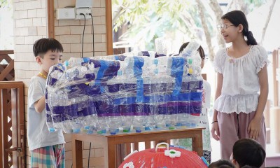 ป.3 นำเสนอชิ้นงานจากขยะรีไซเคิล (4 ก.พ.67) Image 1