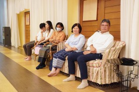 ภาพกิจกรรมธรรมบรรยาย &quot;ใจสงบ จิตสว่าง&quot; (ศ. ๖ มิ.ย.๖๘) FLEXI_IMAGE 7
