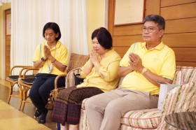 ภาพกิจกรรมธรรมบรรยาย &quot;เรียนเพราะรัก&quot; (จ. ๙ มิ.ย.๖๘) FLEXI_IMAGE 3