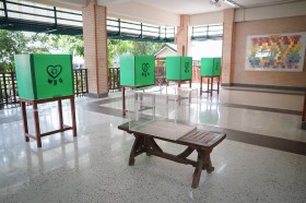 ภาพบรรยากาศการเลือกตั้งคณะกรรมการนักเรียน (๒๖ มิ.ย.๖๘) Image 5