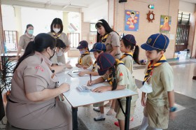 ภาพบรรยากาศการเลือกตั้งคณะกรรมการนักเรียน (๒๖ มิ.ย.๖๘) Image 6