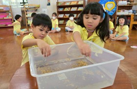 น้องอนุบาล แช่เมล็ดข้าว (จ. ๒๓ มิ.ย.๖๘) Image 7