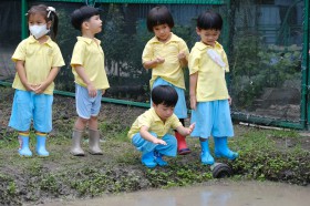 อนุบาล ๑ หว่านเมล็ดข้าว (พฤ. ๒๖ มิ.ย.๖๘) Image 8