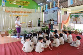 กิจกรรมหล่อเทียนพรรษาในลานประถม (๒ ก.ค.๖๘) Image 2