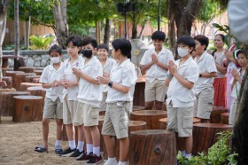 ถวายเทียนพรรษา ณ วัดแทนวันดีเจริญสุข (๘ ก.ค.๖๘) Image 3