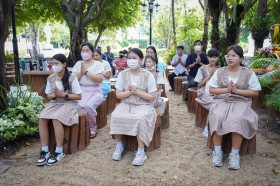 ถวายเทียนพรรษา ณ วัดแทนวันดีเจริญสุข (๘ ก.ค.๖๘) Image 4