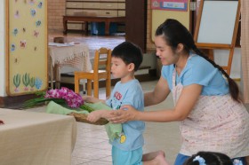 กิจกรรมธรรมสนุก ในเรือนอนุบาล (ศ. ๘ ส.ค.๖๘) Image 7
