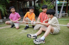 ป.๕ เรียนรู้เรื่องทิศผ่านกิจกรรมการหาไข่และสอยไก่ (๒๖ ... Image 7