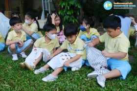 อนุบาล ๓ ซักผ้า ตากผ้า (พฤ. ๒ ต.ค.๖๘) Image 1