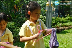 อนุบาล ๓ ซักผ้า ตากผ้า (พฤ. ๒ ต.ค.๖๘) Image 6