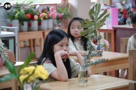 ป.๑ จัดแจกันดอกไม้โคริงกะ (Kohrinka) Image 8