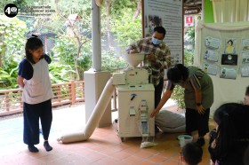 อนุบาลดูการตีข้าวและสีข้าว (พฤ. ๒๐ พ.ย.๖๘) Image 8