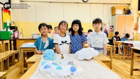 ป.1 นำเสนอชิ้นงานหิน "Fun with rocks" (23 ธ.ค.68) Image 4