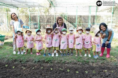 น้องเด็กเล็กปลูกผักสวนครัวในแปลงเกษตร (๒๓,๒๘ ม.ค. ๖๙) Image 1