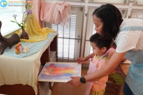 กิจกรรมระบายสีน้ำ และวาดสีเทียน (บ้านเด็กเล็ก) ๖,๑๓ ก.พ. ๖๙ Image 2