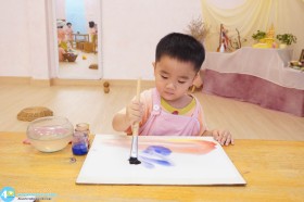 กิจกรรมระบายสีน้ำ และวาดสีเทียน (บ้านเด็กเล็ก) ๖,๑๓ ก.พ. ๖๙ Image 5