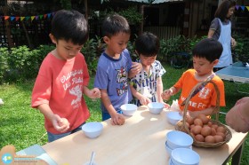 ภาคเรียนฤดูร้อน (Summer) อ.3 กางเต็นท์+ทำไข่กระทะ (7-9 ... Image 5