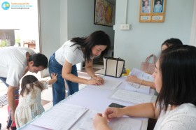 ปฐมนิเทศและห้องเรียนใหญ่ ผู้ปกครองนักเรียนชั้น อ.๑-๓ (๑๘ ... Image 1