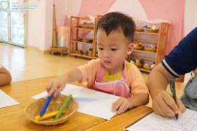 กิจกรรมระบายสีน้ำ และวาดสีเทียน (บ้านเด็กเล็ก) - ศ. ๒๖ ... Image 4