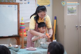 ป.๑ กิจกรรม "เปิดครัวเชฟฟันน้ำนม" (๓ ก.ค.๖๙) Image 7