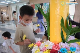 ประถมตกแต่งต้นเทียนพรรษา (๒๑-๒๒ ก.ค.๖๙) Image 5