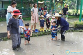 น้องเด็กเล็กถอนกล้าข้าว ย่ำดิน และปลูกข้าว (๒๒-๒๓ ก.ค. ๖๙) Image 5