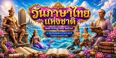 กิจกรรมวันภาษาไทย "แต่งกายพยัญชนะไทยกลายร่าง" (๒๗ ก.ค.๖๙) Image 1