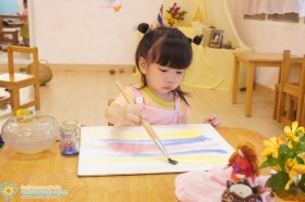 กิจกรรมระบายสีน้ำ บ้านเด็กเล็ก (ศ. ๒๕ ก.ย. ๖๙) Image 6