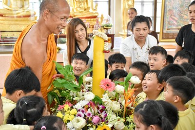 กิจกรรมเข้าพรรษาเรือนอนุบาล FLEXI_IMAGE 1